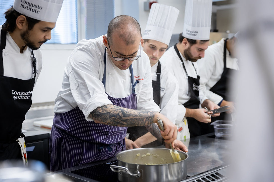 Davide Caranchini da Congusto: in aula con un top guest chef